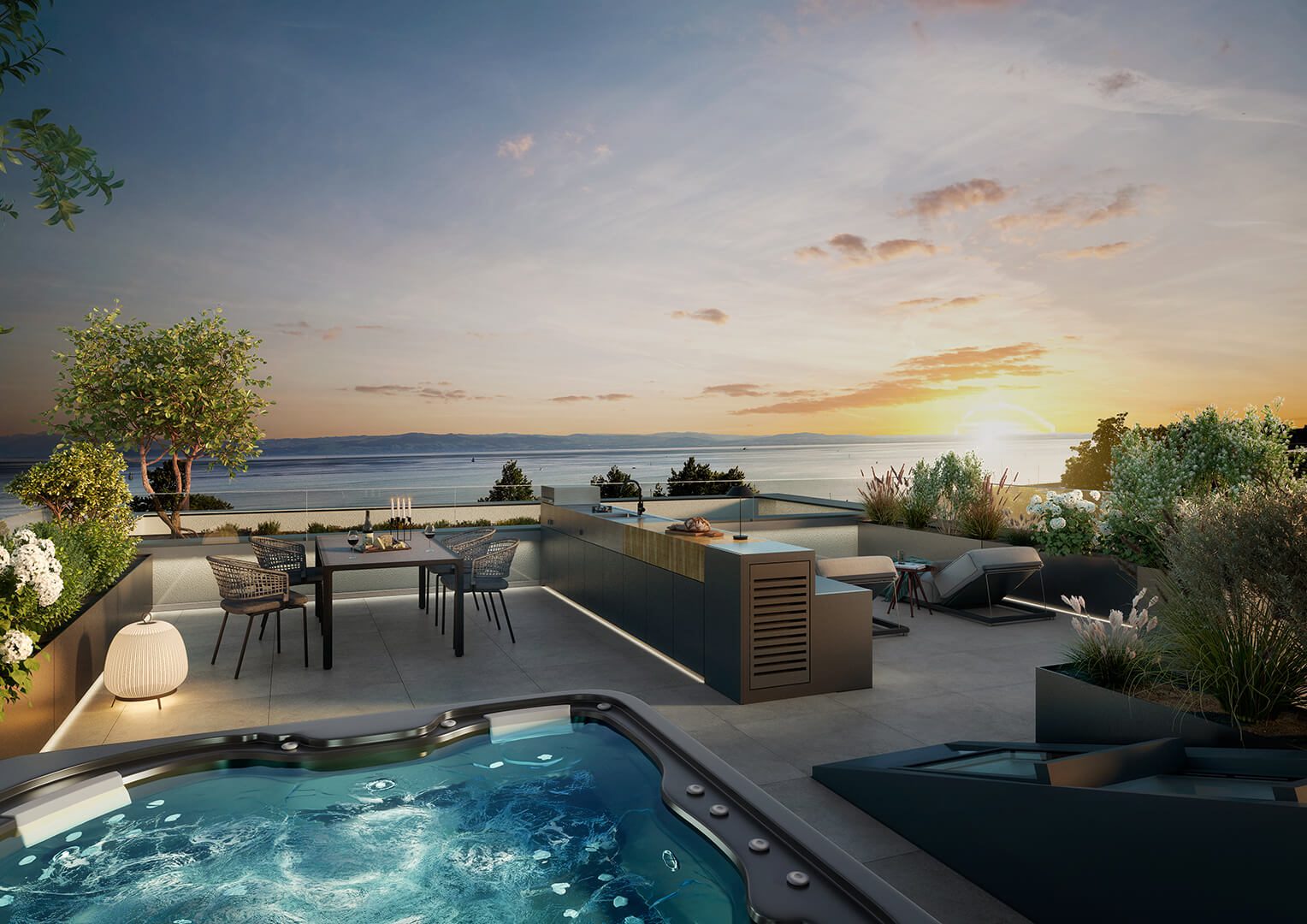 Penthouse Dachterrasse
